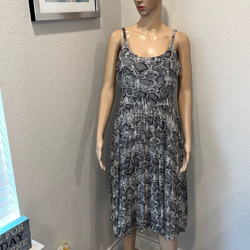 Gilli reptile print dress